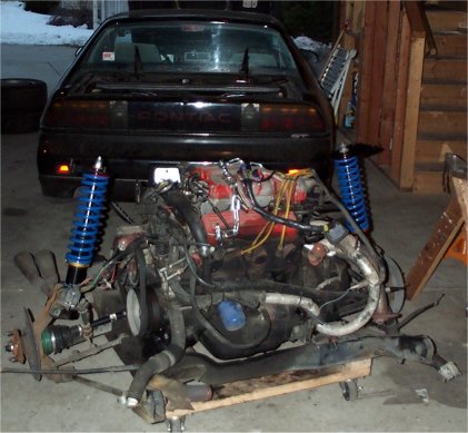 just before install